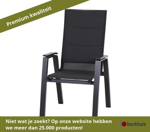 3 stuks Siena Garden Milano Stapelstoel Aluminium/Textiel, Huis en Inrichting, Stoelen, Nieuw, Overige materialen, Ophalen of Verzenden
