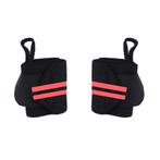 Fitness / Crossfit Polsband - 2 stuks - Rood / Zwart -, Verzenden, Nieuw
