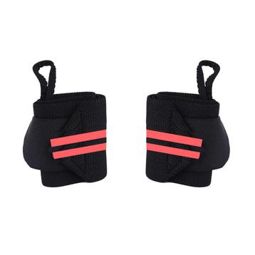 Fitness / Crossfit Polsband - 2 stuks - Rood / Zwart - beschikbaar voor biedingen