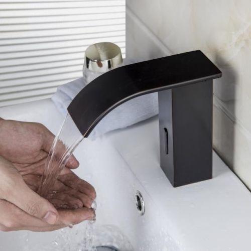 Sensorkraan type Barre design watervalkraan olie brons, Doe-het-zelf en Verbouw, Sanitair, Nieuw, Verzenden