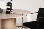 Eettafel - Fran - 110 cm - White Wash - Jörn, Huis en Inrichting, Tafels | Eettafels, Verzenden, Nieuw