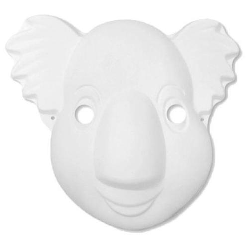 Papieren koala masker - Feestmaskers overige, Hobby en Vrije tijd, Feestartikelen, Ophalen of Verzenden