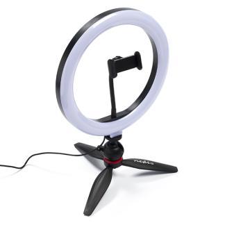 Ring lamp | Nedis (Ø26 cm, 120 leds, 2700 - 6700K, Statief), Huis en Inrichting, Lampen | Overige, Nieuw, Verzenden