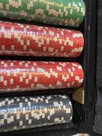 2dekans | Windsor Pokerset - 500 Chips - PokerKleed - Blinds, Ophalen of Verzenden, Gebruikt