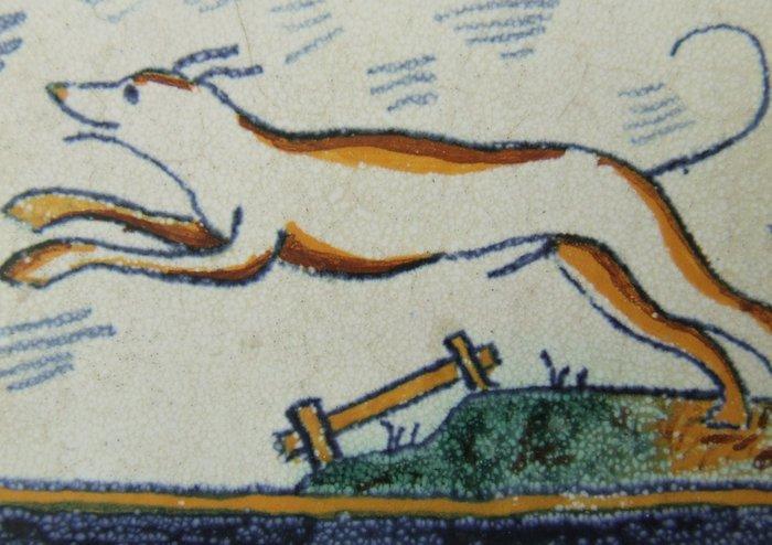 Tegel - Zeer zeldzame Randtegel ! - 1550-1600, Antiek en Kunst, Antiek | Glas en Kristal