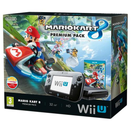 Nintendo Wii U Premium Console incl. Gamepad - Zwart + Mario, Spelcomputers en Games, Spelcomputers | Nintendo Wii U, Zo goed als nieuw