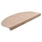 Trapmat set afgerond zelfklevend 15 stuks beige, Verzenden, Nieuw