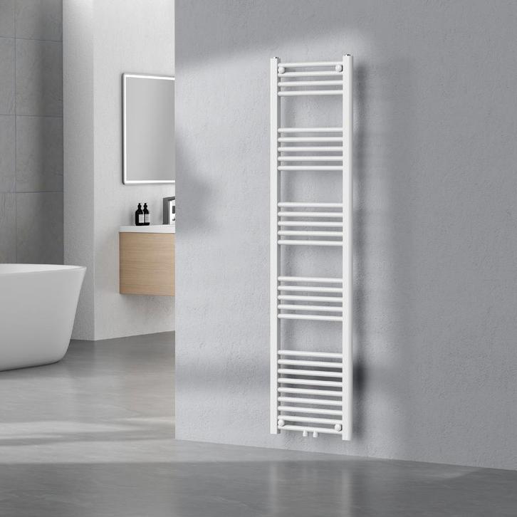 [neu.haus] Handdoekradiator Voss 160x40x3 cm wit, Doe-het-zelf en Verbouw, Verwarming en Radiatoren, Verzenden