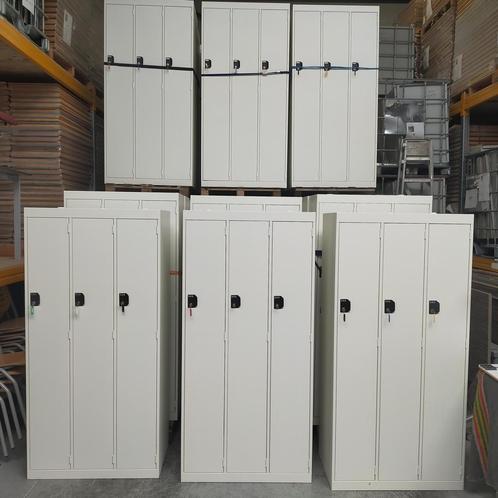 3-deurs Overtoom kledinglocker - 180x87x50 cm, Huis en Inrichting, Kasten | Lockerkasten, Ophalen of Verzenden
