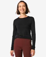 HEMA Dames themo t-shirt ronde hals zwart, Verzenden, Nieuw