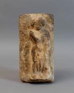 Oud-Romeins Marmer Erotisch reliëf met een naakte man. 3e, Verzamelen, Mineralen en Fossielen