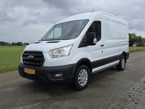 Ford Transit 350 2.0 TDCI L2 H2, Auto's, Ford, Onderhoudsboekje, Lease, Zwart, Handgeschakeld, Overige carrosserieën, Wit, Financial lease
