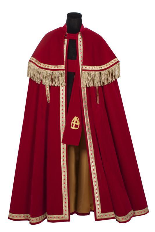 TV Sint mantel + stola Stefan (breed), Diversen, Sinterklaas, Verzenden