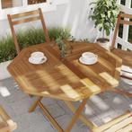 vidaXL Tafelblad achthoekig 90x90x2,5 cm massief teakhout, Huis en Inrichting, Tafels | Eettafels, Verzenden, Nieuw