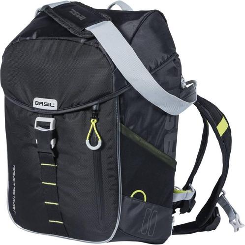 Basil Fietsrugzak Miles Daypack led zwart, Fietsen en Brommers, Fietsaccessoires | Fietstassen, Nieuw, Verzenden