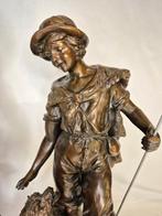 L & F Moreau - Beeld, “Le Berger et la Bergère” - 50 cm -, Antiek en Kunst