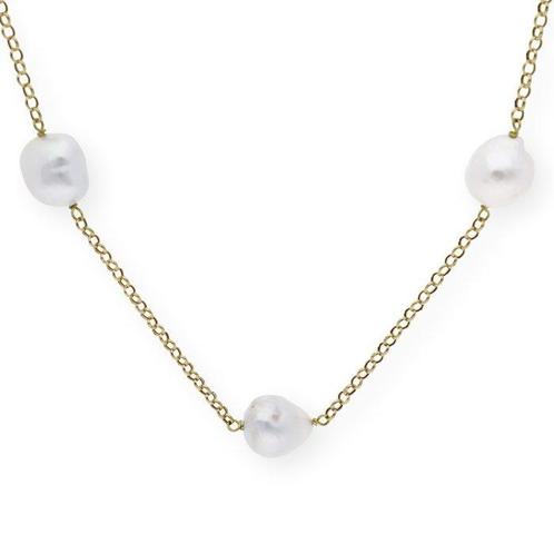 Hanger - 18 karaat Geel goud Parel, Sieraden, Tassen en Uiterlijk, Antieke sieraden