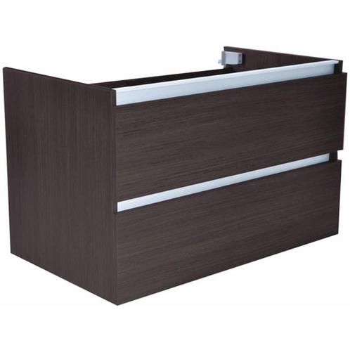 Wiesbaden Vision Onderkast Met 2 Laden - 80x46cm - Houtnerf, Huis en Inrichting, Badkamer | Badkamermeubels, Nieuw, Ophalen of Verzenden