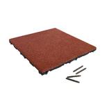 Rubber tegel met pen- en gat verbinding 50x50 cm - 45 mm -, Verzenden, Nieuw