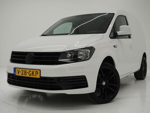 Volkswagen Caddy 2.0 TDI 185PK R-line, Auto's, Bestelauto's, Onderhoudsboekje, Lease, Zwart, Handgeschakeld, Wit, Volkswagen, Financial lease