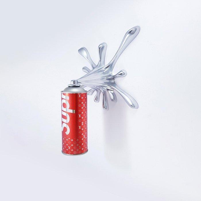 2FAST - Supr... Chrome Splash sculpture, Antiek en Kunst, Kunst | Designobjecten