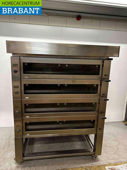 RVS Wiesheu EBO 128 Deckoven Winkeloven Etage oven 4 laags, Zakelijke goederen, Horeca | Keukenapparatuur, Gebruikt, Ophalen of Verzenden