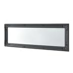 Wandspiegel Livorno met barok lijst 132x42x3,5 cm donkergrij