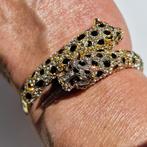 Panter - Armband - Adembenemende kristal