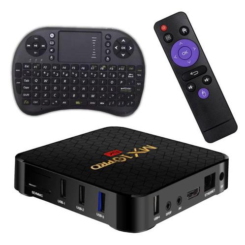 MX10 Pro 6K TV Box Mediaspeler Android 9.0 Kodi - 4GB RAM -, Audio, Tv en Foto, Televisie-accessoires, Nieuw, Verzenden