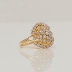 Statement ring - 18 karaat Geel goud - 0.68ct. tw. Diamant