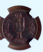 Portugees-India. Republic. 1 Tanga 1934. AU Details Cleaned., Postzegels en Munten