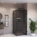 Douchecabine BWS Portos Profielloos Mat Zwart Rookglas 8 mm, Doe-het-zelf en Verbouw, Sanitair, Ophalen of Verzenden, Nieuw, Douche