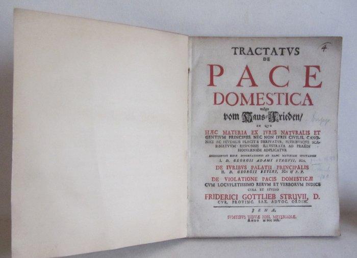 Georgii Adami Struvii (Struve, Georg Adam) - Tractatus de, Antiek en Kunst, Antiek | Boeken en Bijbels