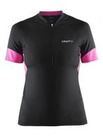 Craft Velo fietsshirt - Maat M - dames zwart/paars, Verzenden, Nieuw