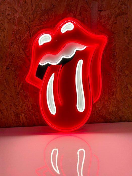 Rolling Stones - Neonlichtbord - Plexi, Antiek en Kunst, Antiek | Wandborden en Tegels