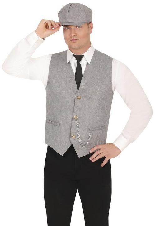 Gangster Verkleedset Heren 2 delig, Kleding | Heren, Carnavalskleding en Feestkleding, Nieuw, Verzenden