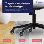 Stane Bureaustoel Wieltjes bureaustoelwielen - Zwenkwielen -, Huis en Inrichting, Ophalen of Verzenden, Zo goed als nieuw