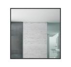 Spiegel Concave 60 x 60 cm Zwart Badkamer Spiegel, Verzenden, Nieuw, Overige typen