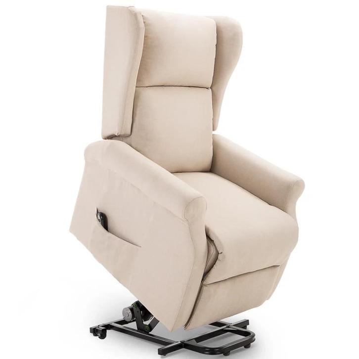TRUUSK TV-stoel Stahulp - Linnen en Hout - Comfortabel Schui, Diversen, Brommobielen en Scootmobielen, Nieuw, Verzenden