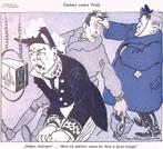 Deckers en Viruly getoond op spotprent (lijst optie), Verzenden