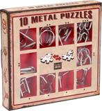 10 Metalen Puzzels Rode Editie | Eureka - Puzzels, Verzenden, Nieuw