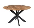 Ronde Eettafel Oslo 120 - 130 cm | Livingfurn -120 cm, Huis en Inrichting, Tafels | Eettafels, Ophalen of Verzenden, Nieuw