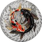 Niue. 1 Dollar 2024 Koi Fish, Meteorite Coin