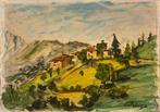 Galileo Cattabriga (1901-1969) - Paesaggio rurale ferrares