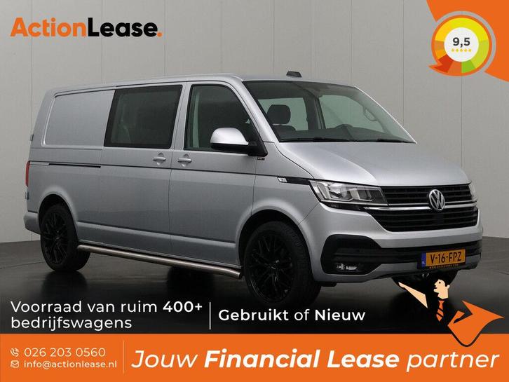 Volkswagen Transporter Dubbel cabine L2 H1 2024 Diesel, Auto's, Volkswagen, Dealer onderhouden, Te koop, Zwart, Automaat, Financial lease
