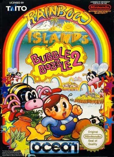 NES Rainbow Islands Bubble Bobble 2 (In doos), Spelcomputers en Games, Games | Nintendo NES, Zo goed als nieuw, Verzenden
