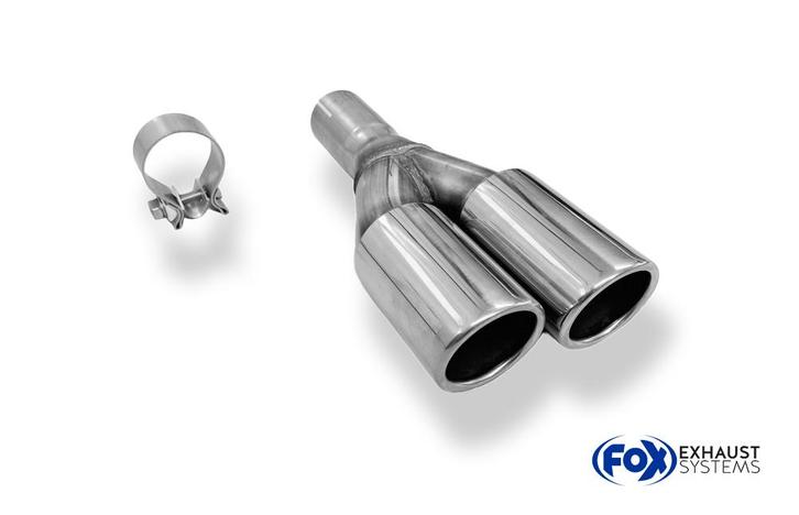 FOX Audi A2 - 1.6l 1.4l 1.4l TDI uitlaat voor FOX einddemper, Auto-onderdelen, Uitlaatsystemen, Nieuw, Verzenden