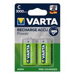 Varta Oplaadbare batterijen - NiMH - HR14/C - 3000 mAh -..., Ophalen of Verzenden, Nieuw