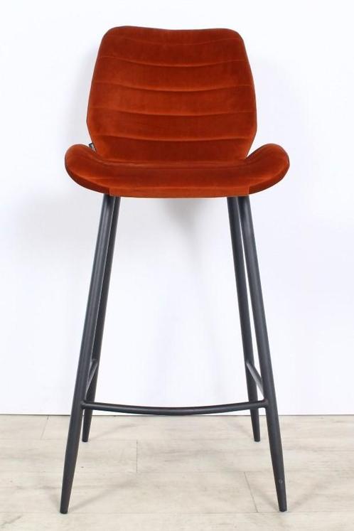 Robyn barkruk, velvet stof, rood, Huis en Inrichting, Stoelen, Nieuw, Ophalen of Verzenden