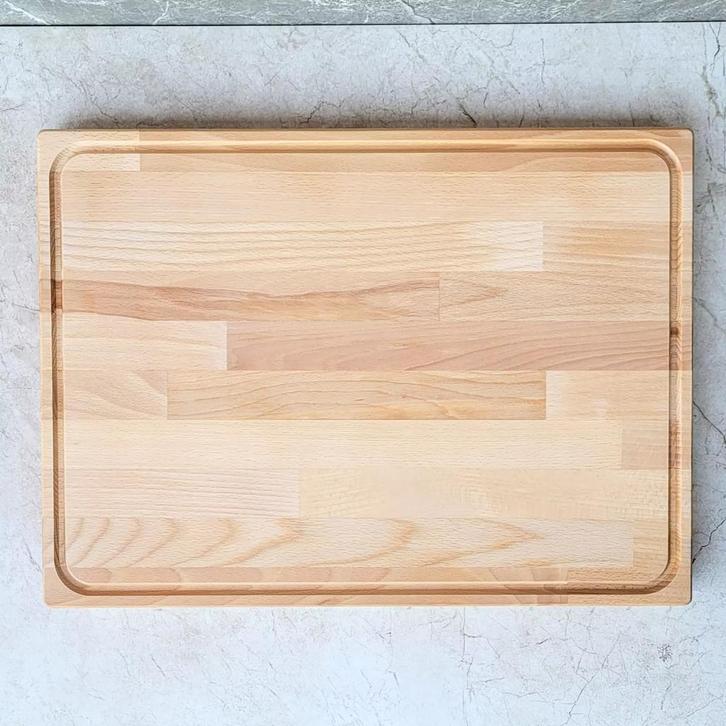 HOCHO Dikke Beuken Hakblok – Snijplank met Sapgeul en Han., Huis en Inrichting, Keuken | Keukenbenodigdheden, Nieuw, Ophalen of Verzenden